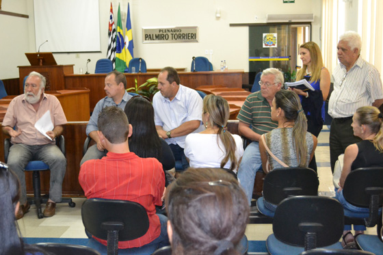 Reunião que tratou da Frente de Trabalho, no dia 27 de agosto